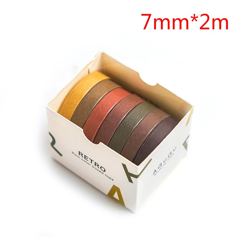 Grid Washi Tape Leuke Decoratieve Plakband Effen Kleur Afplakband Voor Stickers Scrapbooking Diy Briefpapier Tape: 586