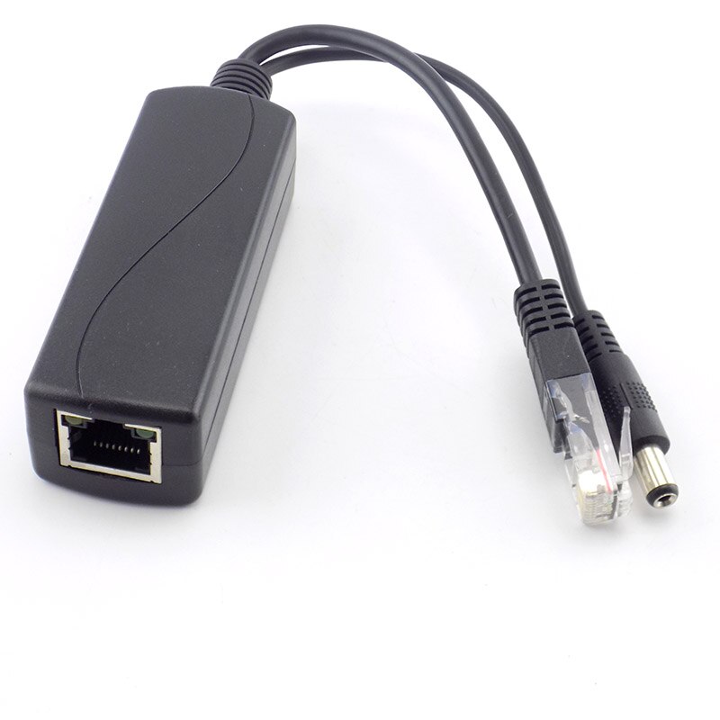 Poe injector 48V to 12V POE Splitter Connector Power Adapter Switch for IP Camera Wifi Injector Cable Wall US/EU Plug