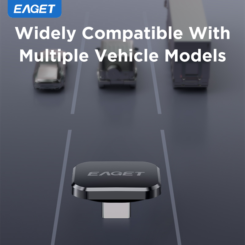 EAGET 8 GB/16 GB/32 GB/64 GB Mini Auto Type-C USB 2.0 Flash Drive Plug & Play voor Dashcam Mobiele Mac PC Auto Rijden