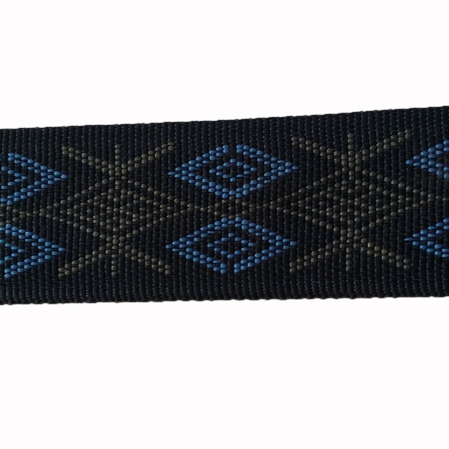 Jacquard bandband polyester band 1 inch 2.5cm 25mm veelkleurig 1.6mm dikte 50 yards