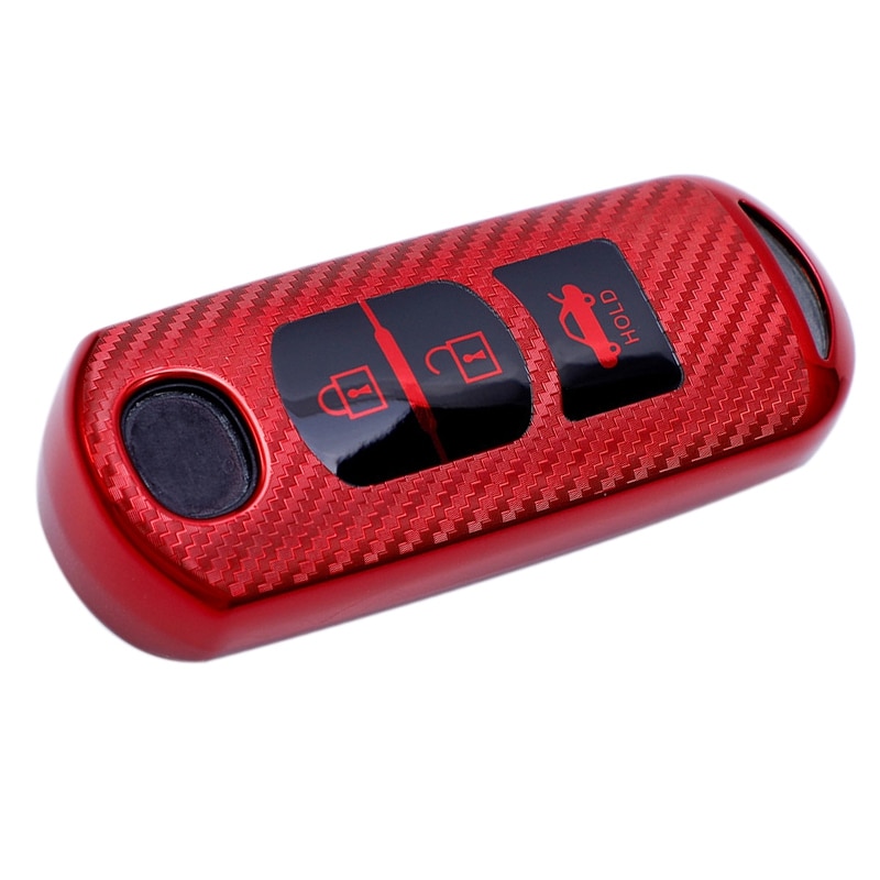 -Key Case Soft TPU Car Key Fob Cover Case Protect for Mazda 2 3 5 6 CX-3 CX-4 CX-5 CX-7 CX-9 Atenza Axela