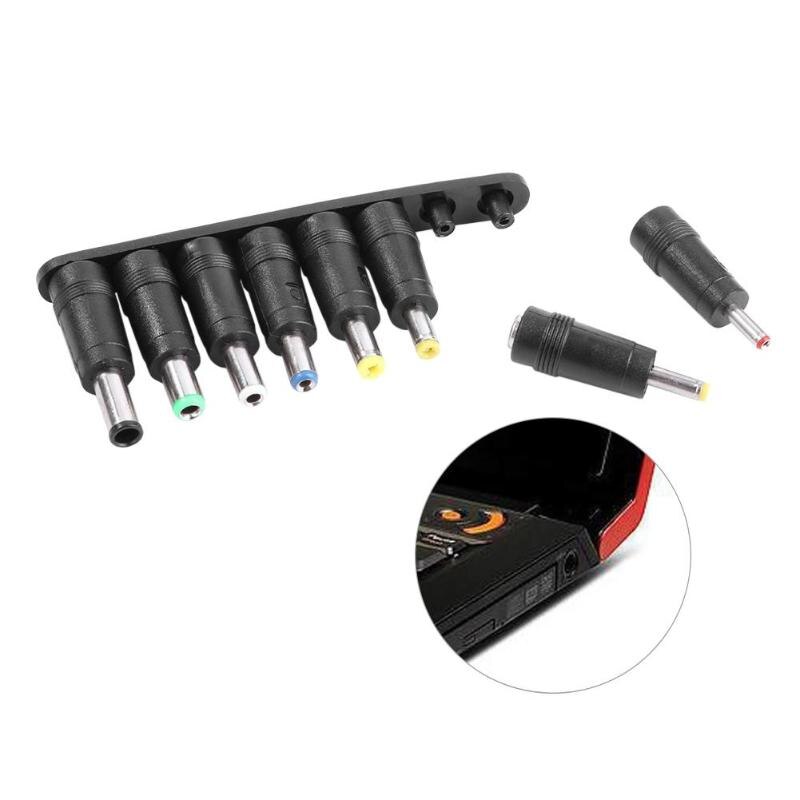 Universal 8 in 1 Computer PC AC DC Power Charger Adapter Socket Plug Connector Tips Set for Laptop Notebook