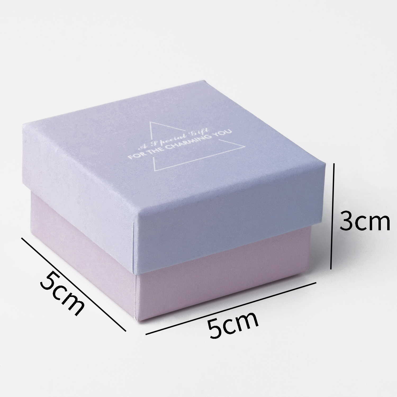 Joyero de papel, cajas de cartón para pulseras, anillos, de joyería, embalaje de exhibición, caja de embalaje de almacenamiento: Blanco