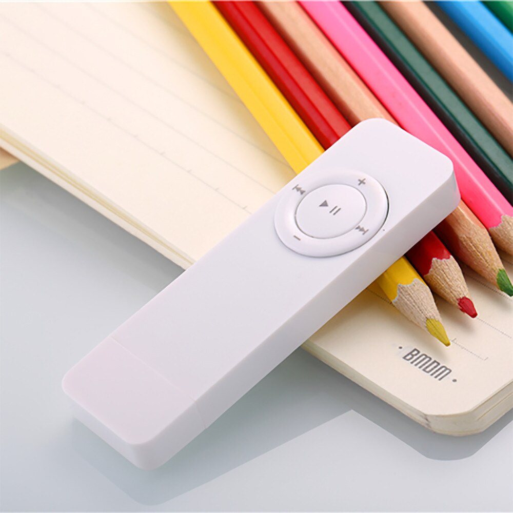 MODE 1 GB MP3 Speler MINI PC Insert USB Opladen MP3 Player Mode en Casual Sport MP3 Apparaat JANN26 d30: WHITE