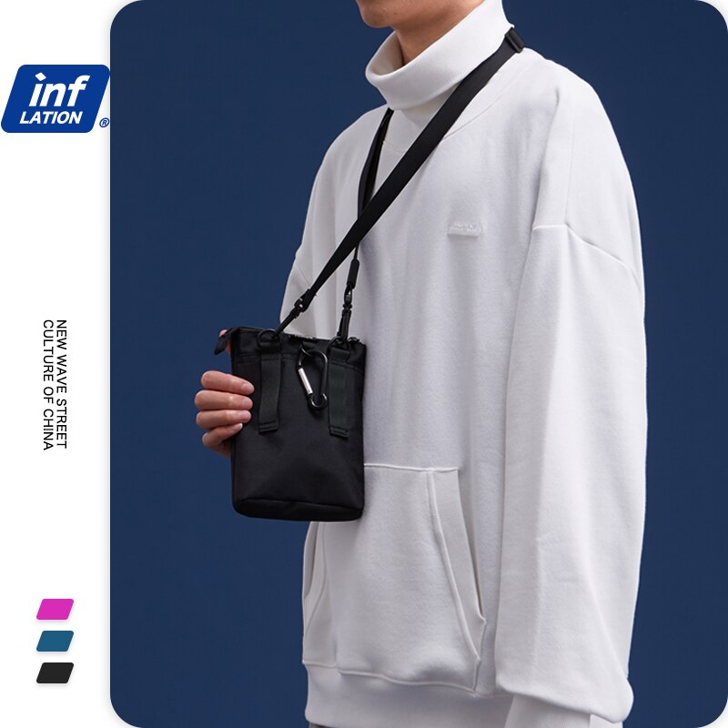 Inflação moda cintura saco para homem com carta impresso alça de ombro saco do mensageiro dos homens viagem sacos de ombro pacote 277ai2019