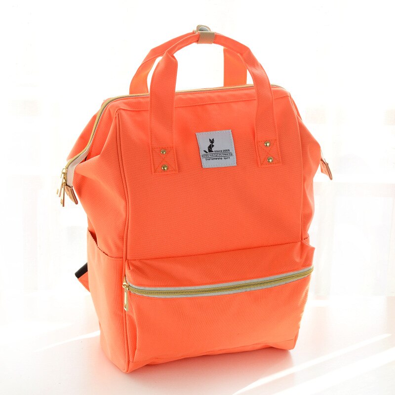 Luier Tas Mode Multi-Functionele Grote Capaciteit Handtas Rugzak Verpleging Draagbare Mother 'S Tas: Orange