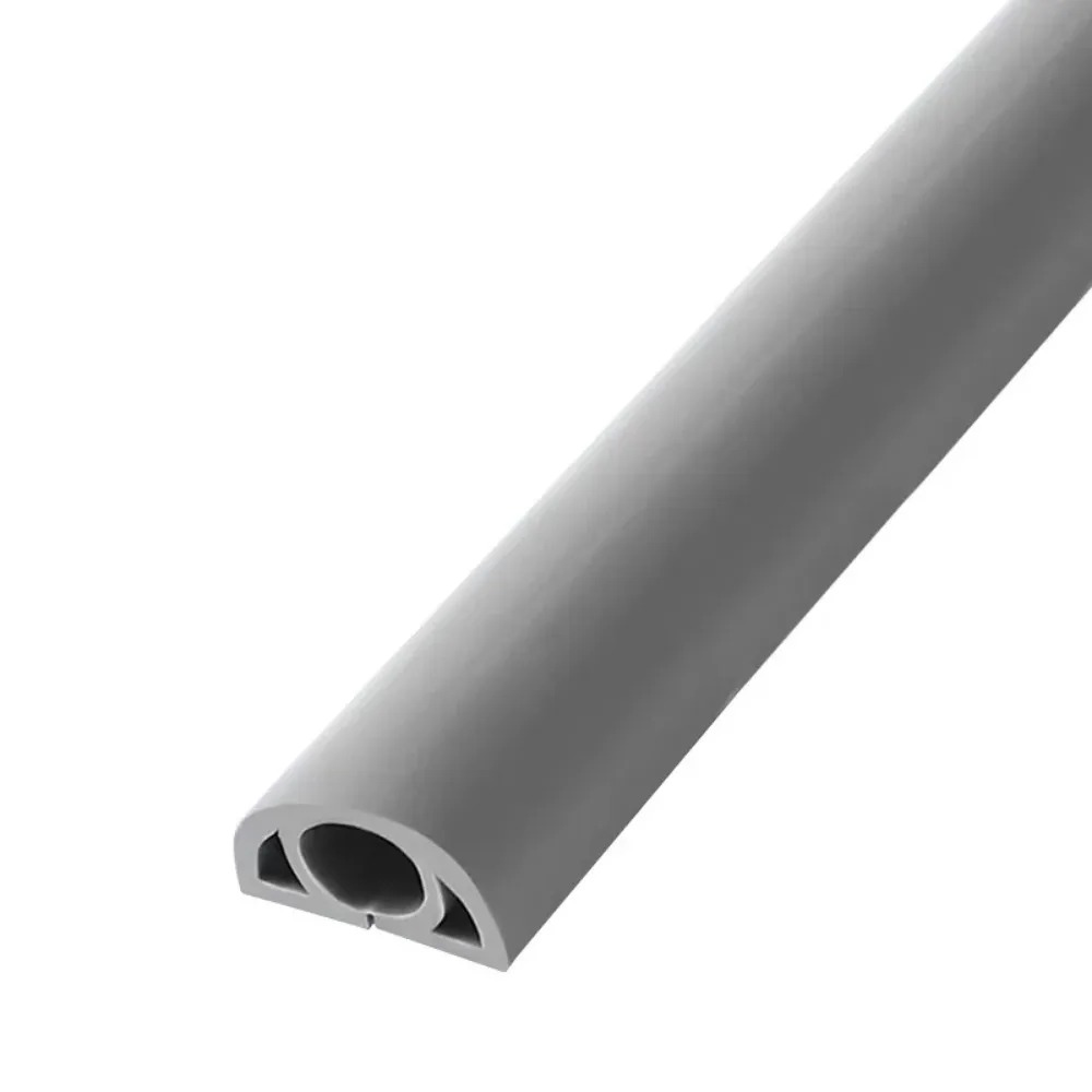Cubierta de Cable de suelo, Protector de Cable ocultador, manguitos de Cable de alimentación, extensión de pared, Cable eléctrico, ranura para conducto, gerencia de Cable, 1m/3m, 1 ud.: Grey / 305 m