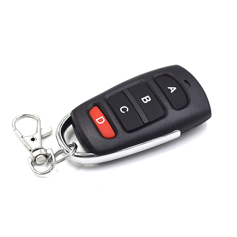 Duplicator 433.92MHz remote control garage door 4-channel hand transmitter remotes controller Fixed code controls to clone