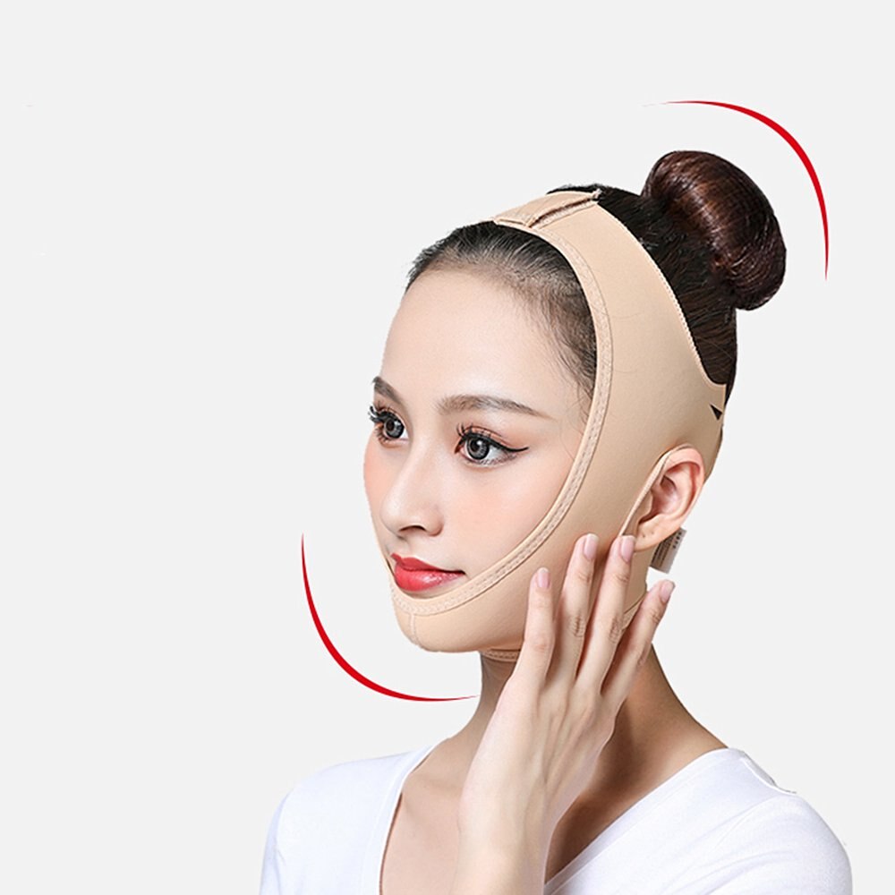 V Line Face Slim Bandage Elastic Cheek Chin Lift Up Belt Strap Tools Face Anti Wrinkle Sagging Strap Band Facial Beauty Belt