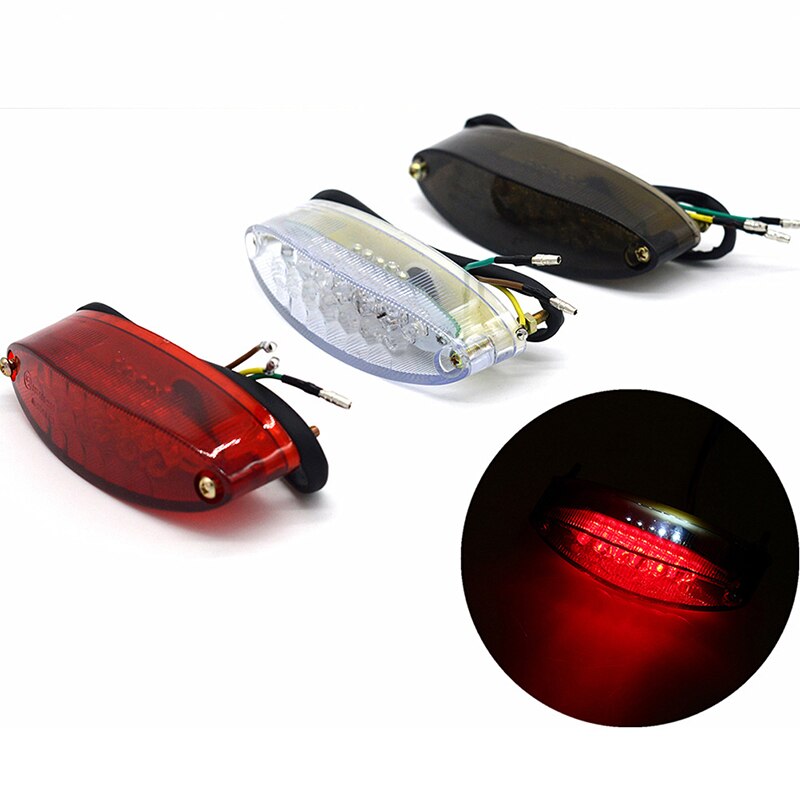 Luz LED trasera Universal para motocicleta, luz roja de freno, 28 LED, 1 ud.