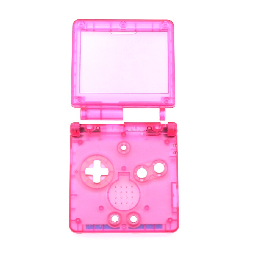 YuXi For GameBoy Advance SP Classic clear Limited Edition Replacement Housing Shell for GBA SP Housing Case Cover: Clear Pink