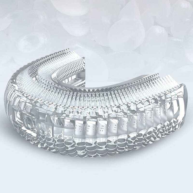 Electric Toothbrush Head Sonic Clean Replacement Toothbrush Heads Silicone Brush Teeth Heads 360 Degree U Type Automatic