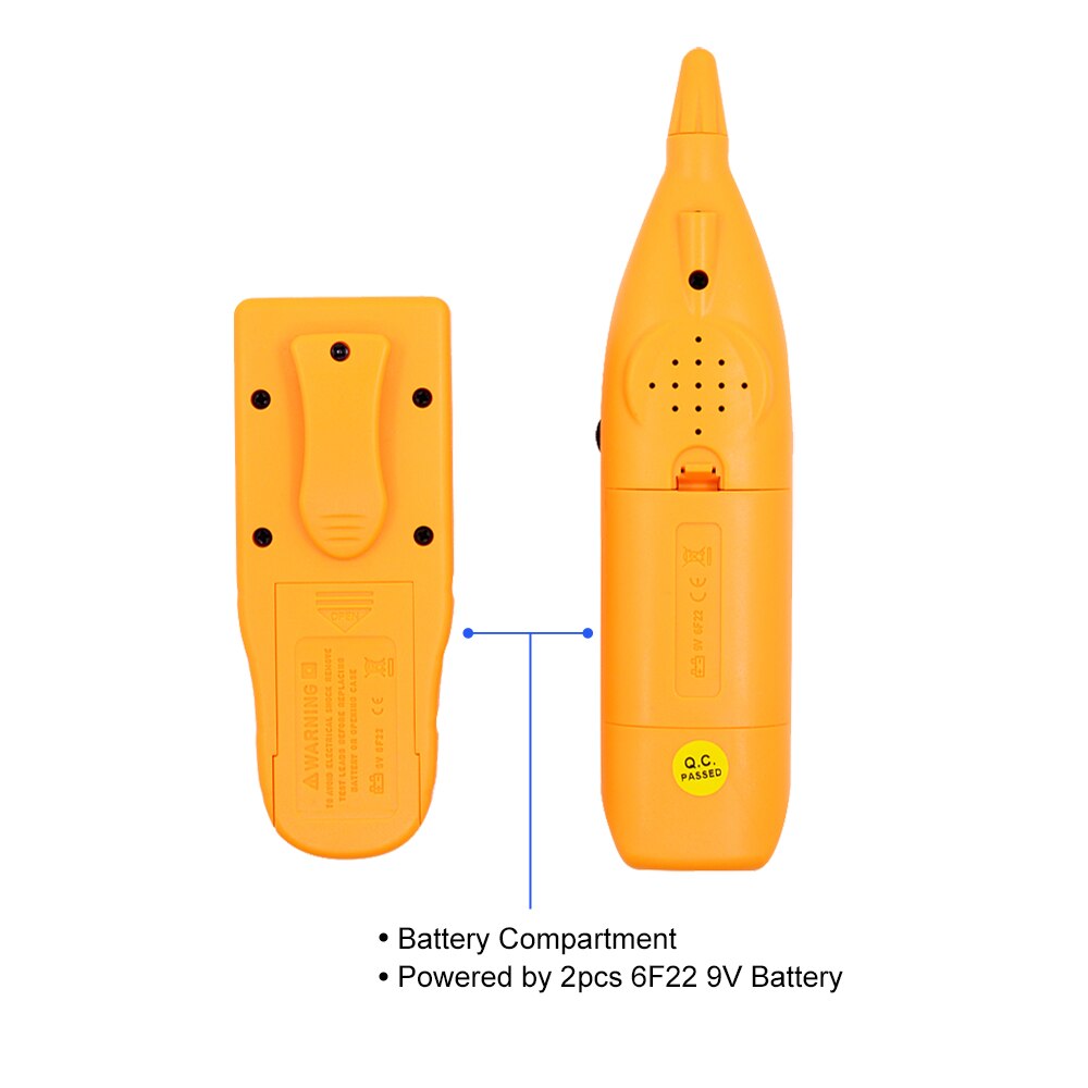 Rastreador telefónico CHIPAL WH806A rastreador de cables de Tóner para teléfono RJ11 RJ45 Cat5 Cat5E Cat6 Cat6E comprobador de Cable de red LAN Ethernet