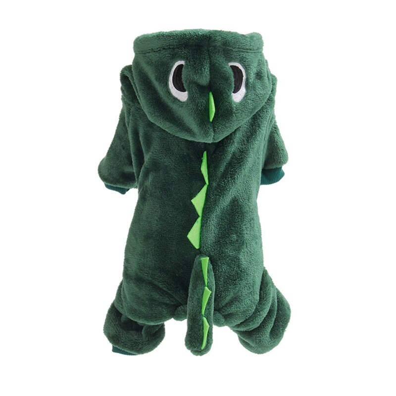 Juhla halloween koriste söpö dinosauruksen muotoinen koiran vaatteet haalarit lemmikkeille koiranpentu huppari vaatteet tee itse cosplay puku: Gr / Xs