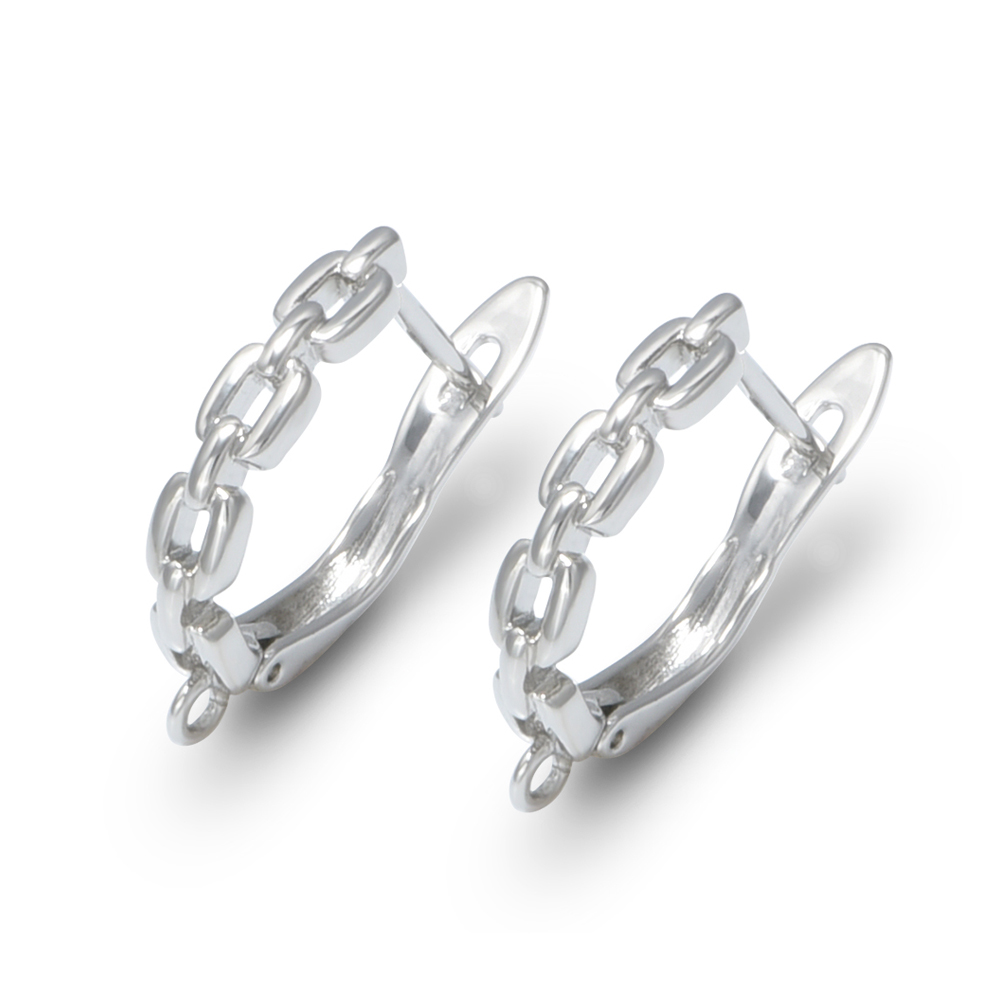 DIY Basic Schwenzy Material 14k Gold /Sliver Color Fasteners Earwire Earring Hooks Accessories For Woman Earrings Making: GRAY