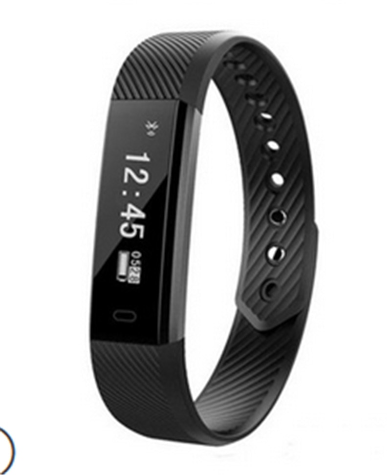 SMART FIT BIT Bluetooth Hartslag Bloeddruk Fitness Tracker horloge ID115