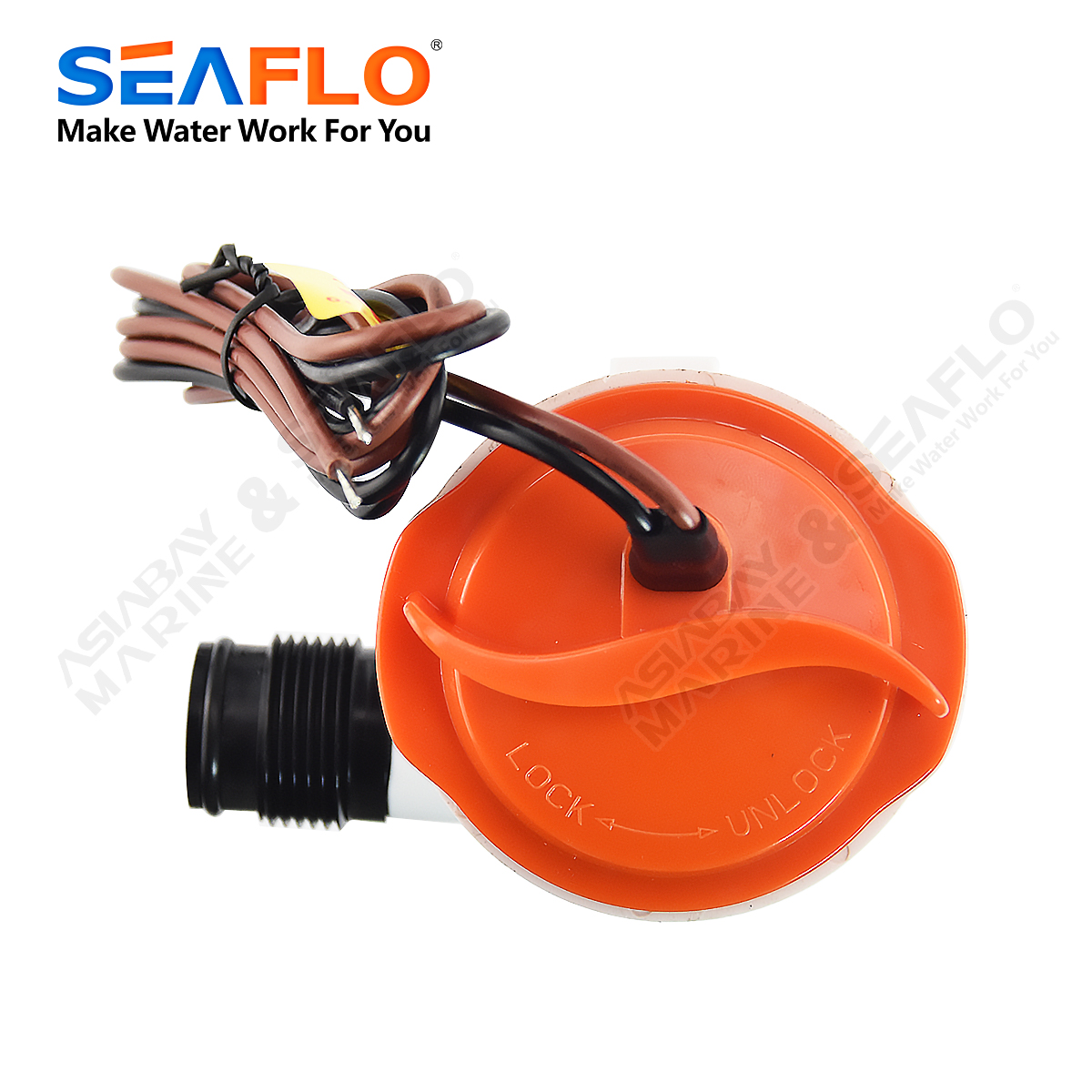 Seaflov 800 gph Livewell Aeration Pump fishing Boat Live Bait tank Aerator water Pump Fish Saver Marine Submersible Cartridge