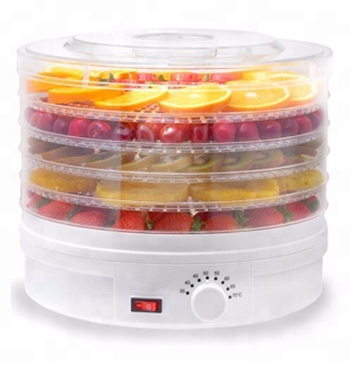 Secador de frutas eléctrico, deshidratador casero de alimentos