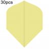 30Pcs Aantrekkelijke Stijlvolle Praktische Multi-Occasionele Professionele Tail Spider Standaard Vorm Dart Vluchten Staart Accessoires: Lemon Yellow