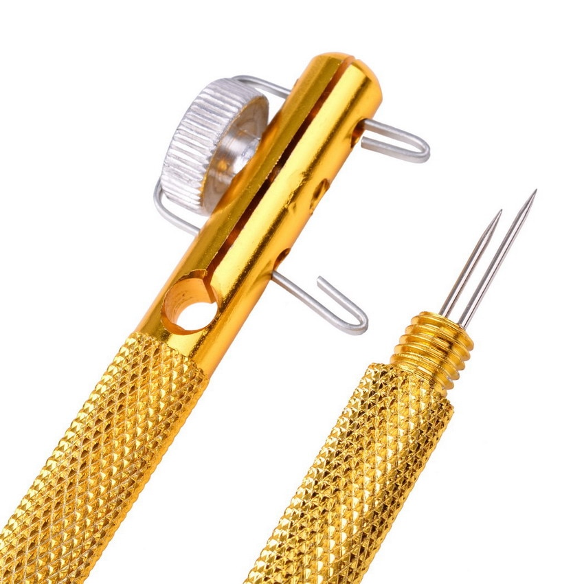 1pc Fishing Hook Tier Double-Headed Needle Knots Tie Loop Tyer Tools Kit Fishing Line Knotter Tying Fishhook Needle Fishing Tool