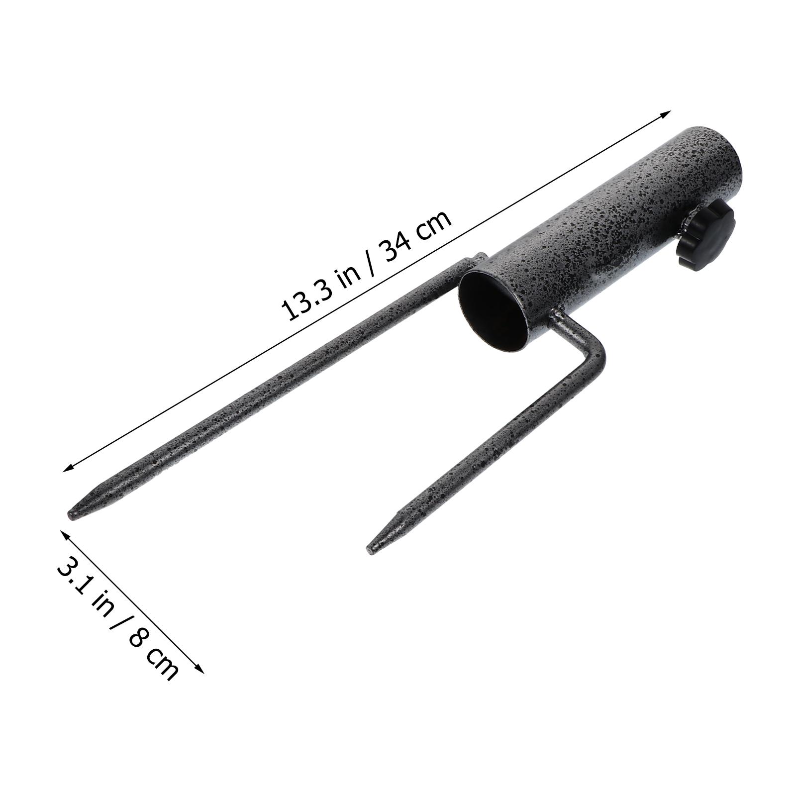 Iron Plastic Beach Umbrella Anchor Heavy Duty Sand Grabber Outdoor Patios Resorts Vacation Homes Bases Stands Ground Plug