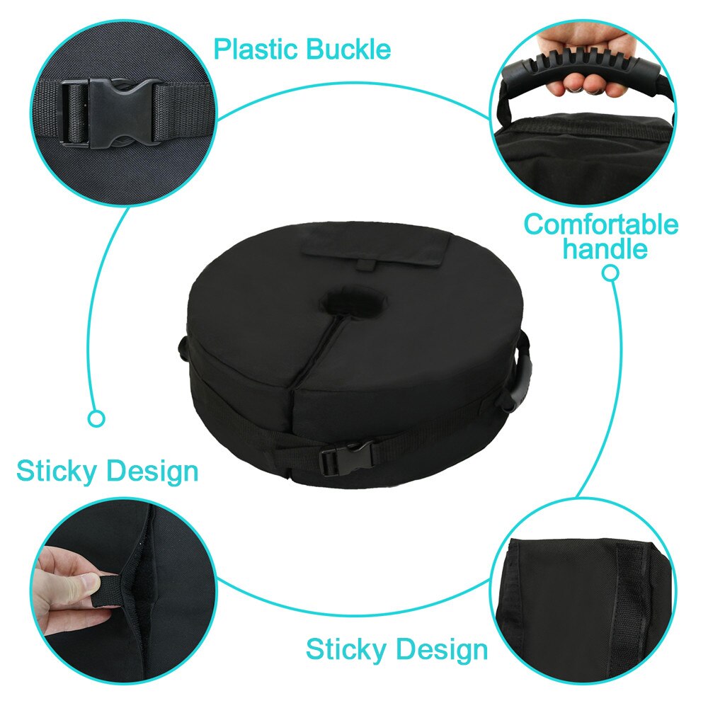 Bolsa de arena para sombrilla, bolsa de peso para toldo, sombrilla de playa, tienda, bolsa de peso para sombrilla al aire libre