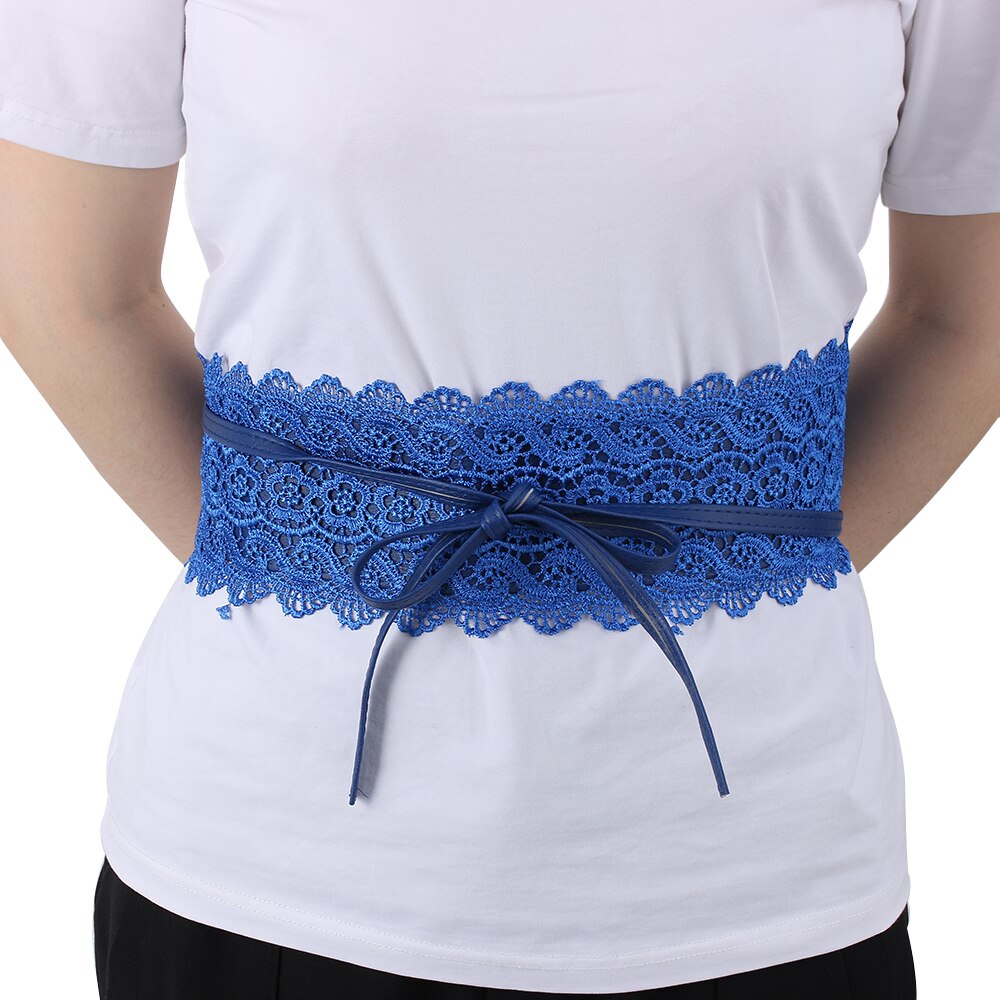 Ceinture Corset en dentelle élastique pour femme | Avec nœud large, ceinture extensible, ceinture Corset, tissage, robe de mariée, ceinture de cintrage, accessoires