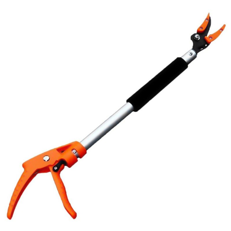 0.6-2M bardzo długi teleskopowy przycinanie i trzymanie objazd sekator Max cięcie 1/2 cala zbierak robić owoców drzewo nóż narzędzia ogrodowe