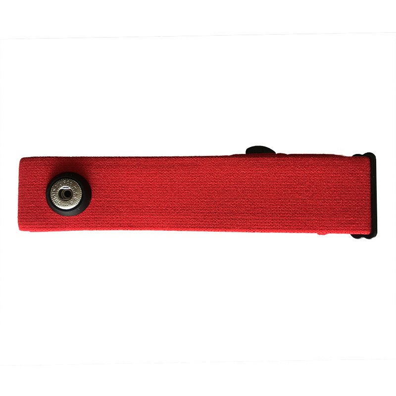 Correa de pecho para Polar H7, Wahoo, Garmin, Bryton, Magene, Coospo, Geonaute, TomTom, Monitor de ritmo cardíaco inalámbrico deportivo, banda HRM: BBX14-Red