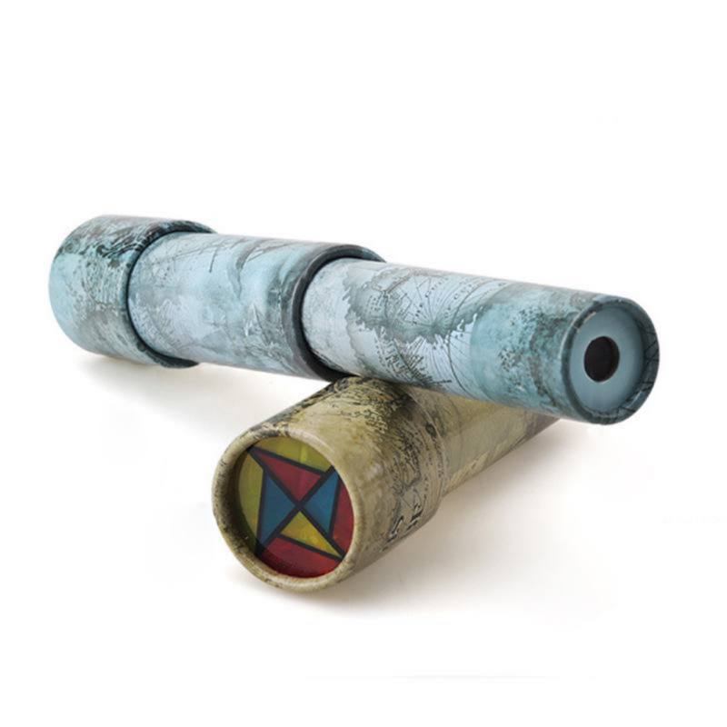 30 cm grote roterende caleidoscoop magic magic bloem buis met papier kinderen kleuterschool speelgoed kleur willekeurige