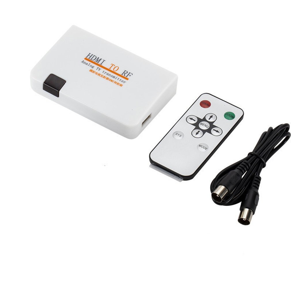 HDMI a RF señal HDMI a TV HDMI a circuito cerrado HDMI a RF herramienta HDMI a RF caja de convertidor coaxial RF
