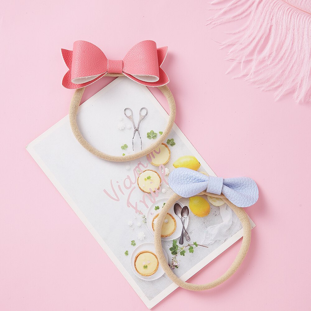 10 unids/set bebé niña niños bebé accesorios para el pelo diadema para los niños cinta para el pelo de lazo cinta para la cabeza con flor para bebé para las niñas de Color de la mezcla