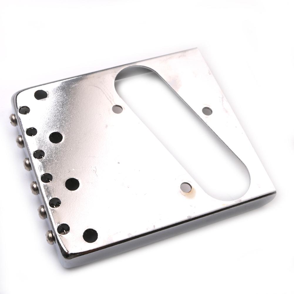 Telecaster Electric Guitar Bridge Chrome Saddle Bridge for Fender Tele Replacement