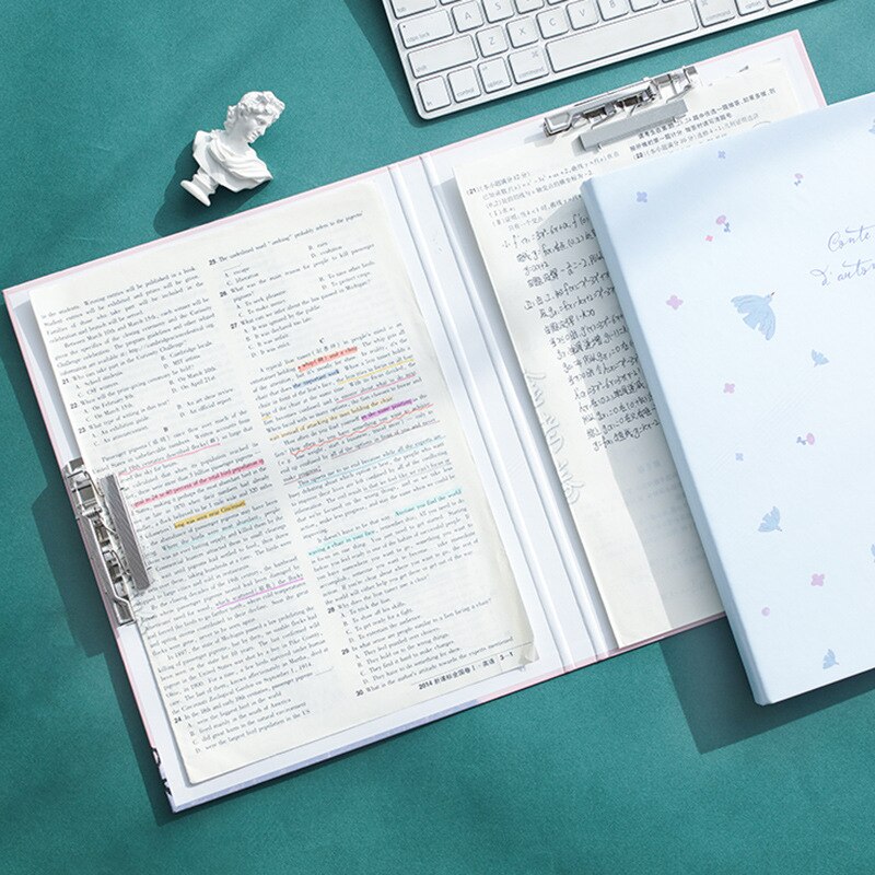 A4 Double Clip Folder Student Information Folder Writing Examination Speech Draft Folder School Supplies Office Stationery
