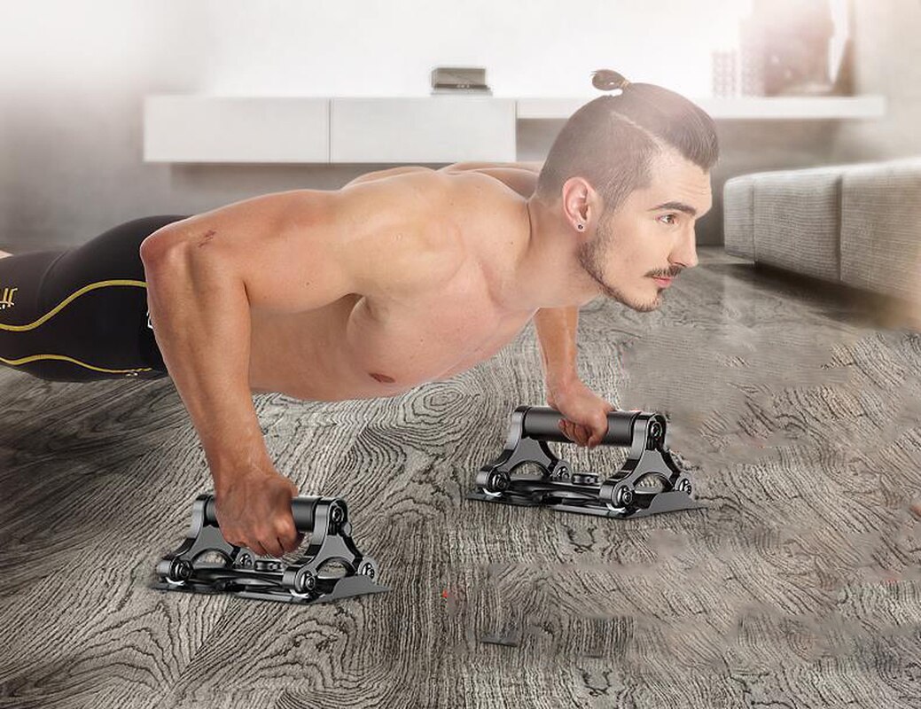 Fitness Rubber Push-Up Stands Bars For Gym Body Building Muscle Exercises Abdomen Chest Push Ups Hand Grip Trainer Tools