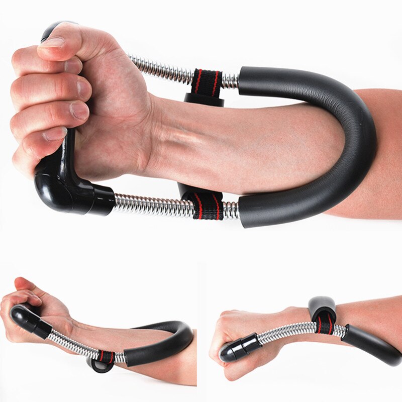Spring Steel Hand Grip Arm Trainer Forearm Hand Wrist Muscle Exercises Force Power Training Home Gym Workout Fitness Equipment