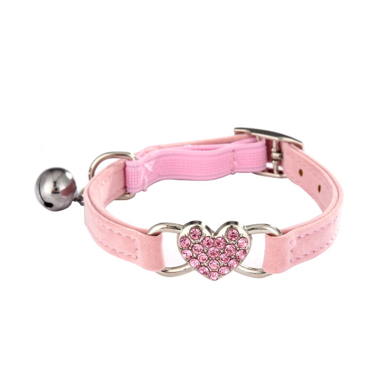 with bells the cat collar: Pink