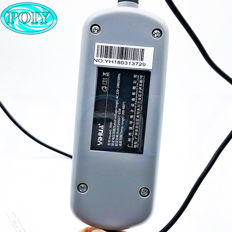 YIHUA-Estación de soldadura Digital, kit de herramientas de soldadura de hierro eléctrico ajustable, portátil, 908D, 908 + actualización