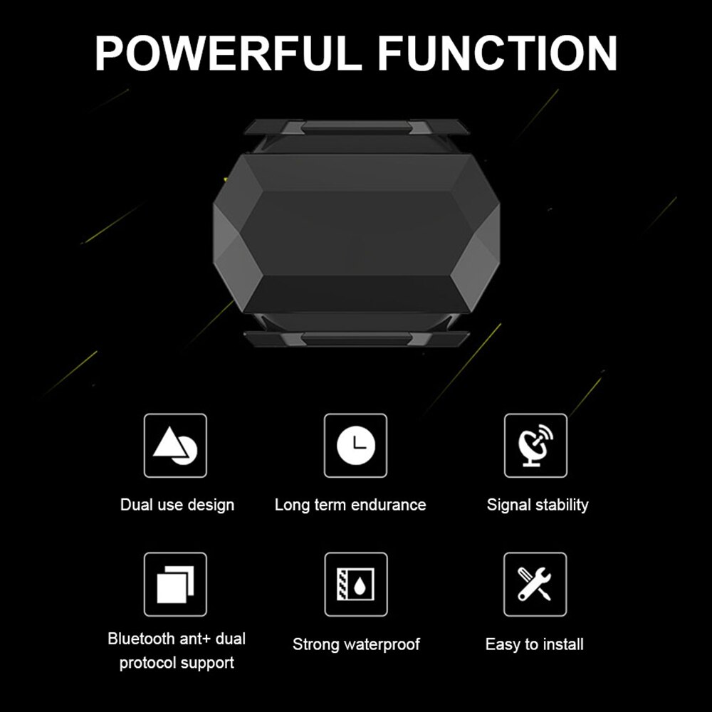 Cycling Speed or Cadence Sensor Waterproof Bike Speed Cadence Sensor ANT+ and Bluetooth 4.0 Wireless Bicycle RPM Sensor Computer