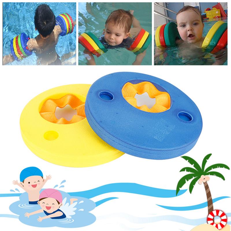 1 Pcs Kids Float Arm Bands Schuim Schijven Eva Unisex Schuim Baby Folating Mouwen Kinderen Veilig Comfortabel Zwemmen Ring Oefeningen