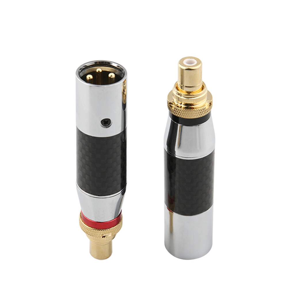 XLR Naar RCA Vrouwelijke Speaker Plug XLR 3 pin Male Audio Connector RCA Adapter Hifi Plug Voor DIY Microfoon Audio kabel Balans Kabel