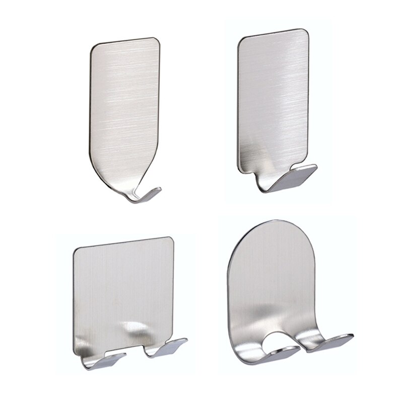 Stainless Steel Razor Blade Holder Straight Razor Blade Holder Shaver Storage Bathroom Hook Organizer Kitchen Hanger Accessories