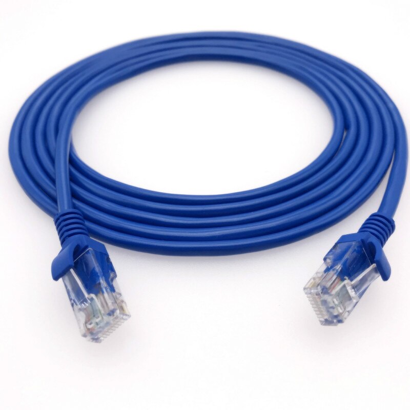 Blue Ethernet Internet LAN CAT5e Network Cable for Computer Modem Router