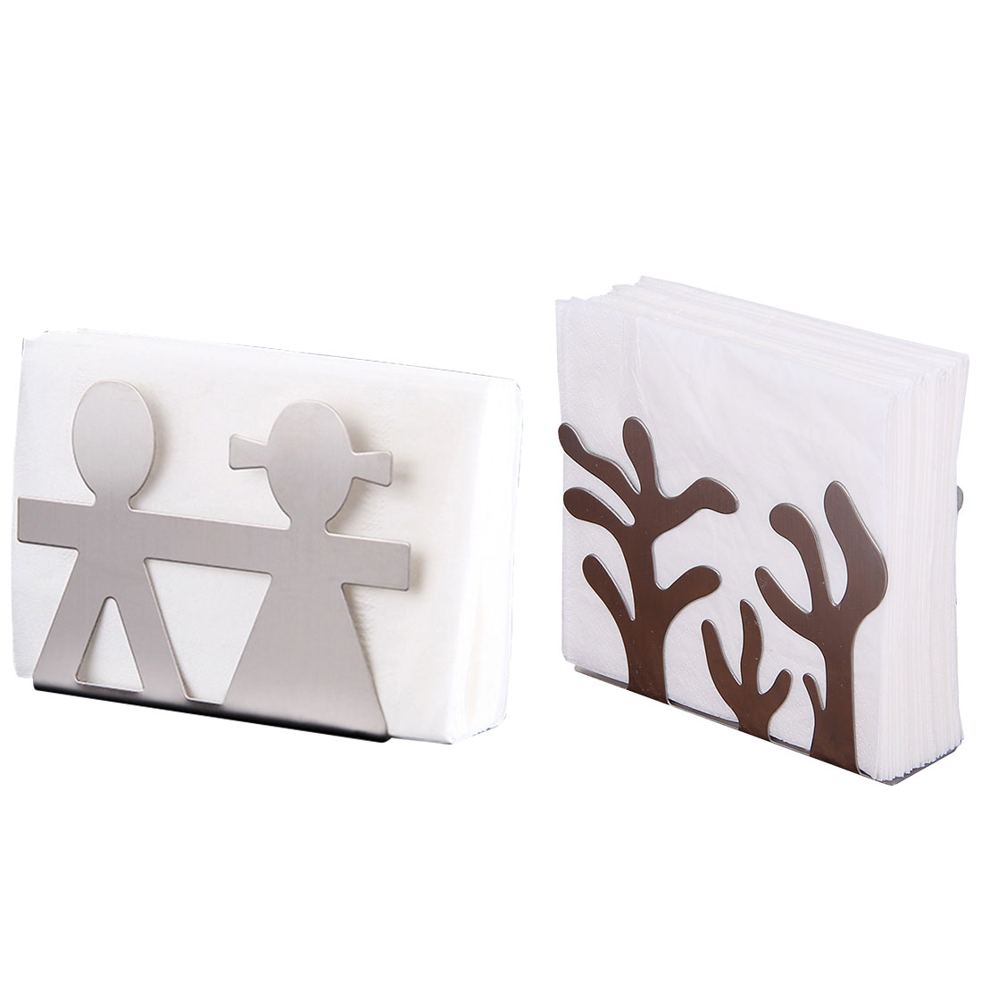 Metal Tree Pattern Napkin Holder Paper Dispenser Tissue Rack Home Party Dining Table Decor