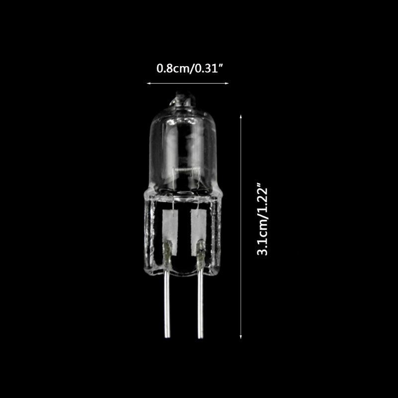 Clear 20w G4 12v Halogen Capsule Pins Bulbs Lamps Beads For Chandelier Ceiling Light High Power