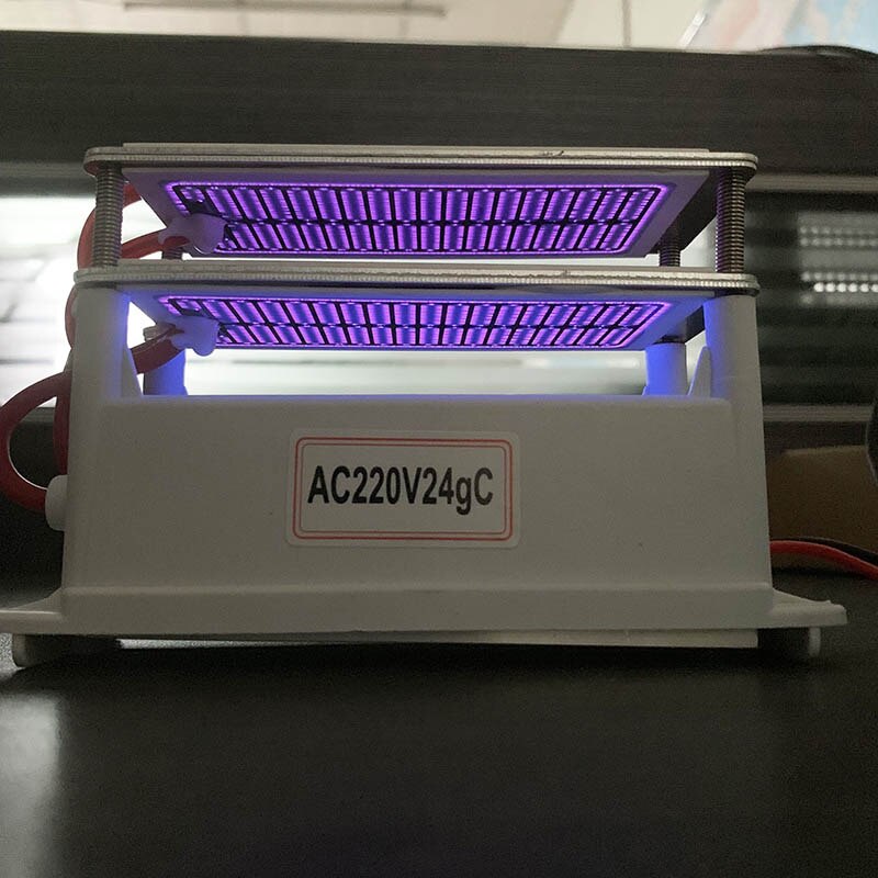 220V 24g 5g deodorizer DIY Ceramic Ozone Generator ozoner destructor Long Life Ceramic Plate ozonator air Water Cleaner Purifier