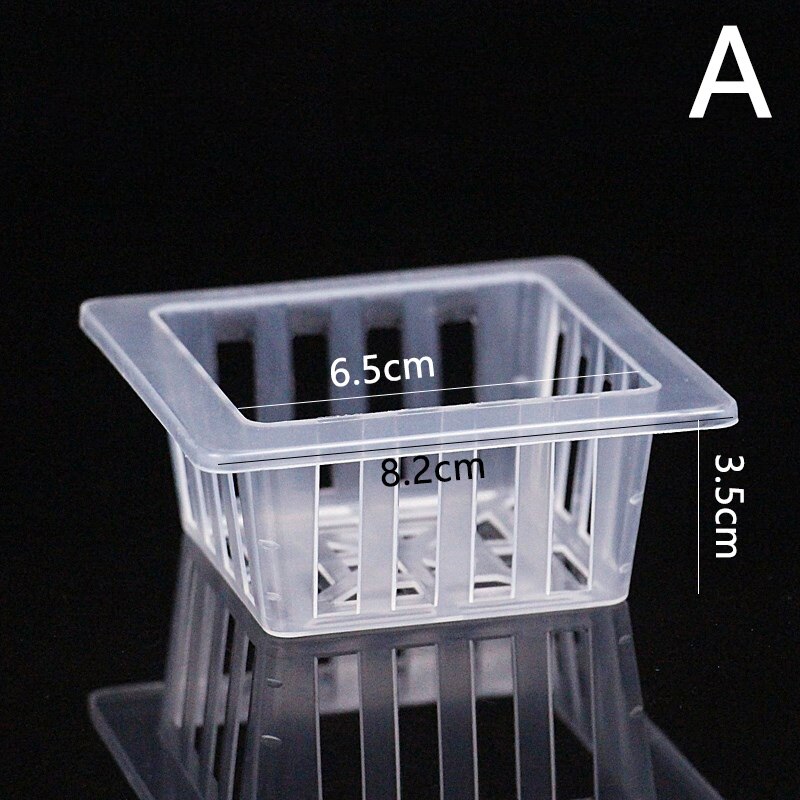Maceta hidropónica de malla para cultivo de plantas, vaso con malla, cesta hidropónica para cultivo de plantas aeropónicas, clon, planta de vivero sin depósito, suministros de jardín: A