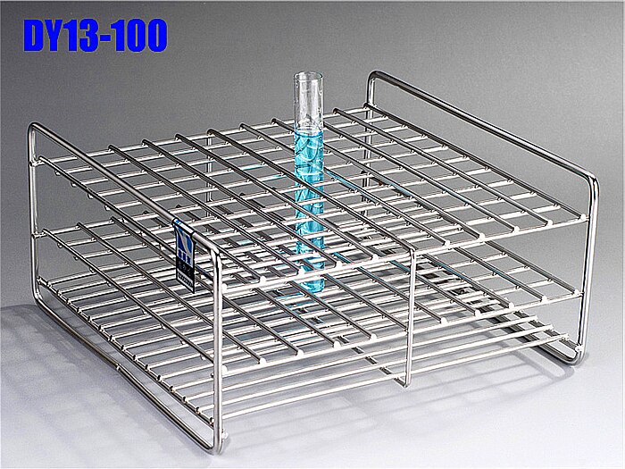 Wire Test Tube Rack 100 Holes Dia.14.5 mm Stainless Steel All Size Available In Store