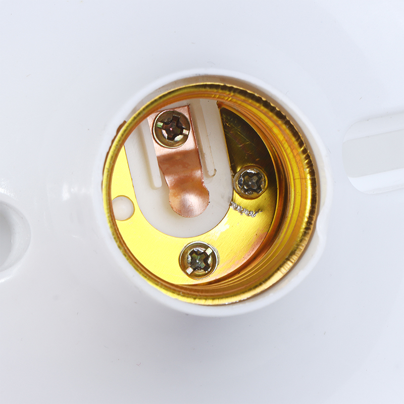 Soporte de bombilla LED E27, Base de enchufe redondo, lámpara colgante, Base de luz de pared de techo Industrial