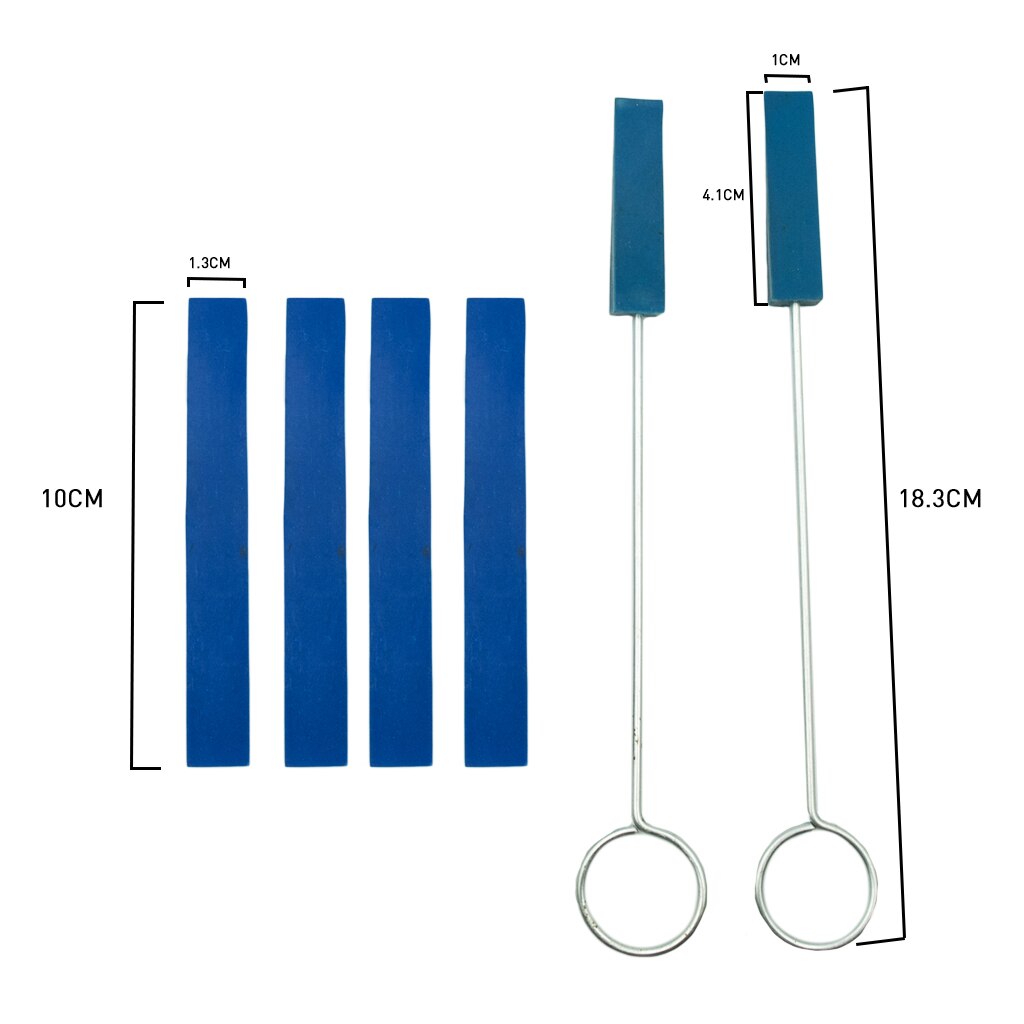 Professionelle stimmen Stumm Pack Von 6 stücke Klavier stimmen Stumm Schaltet stimmen Werkzeuge Gummi Stumm Schaltet Bausatz Klavier stimmen-Werkzeug